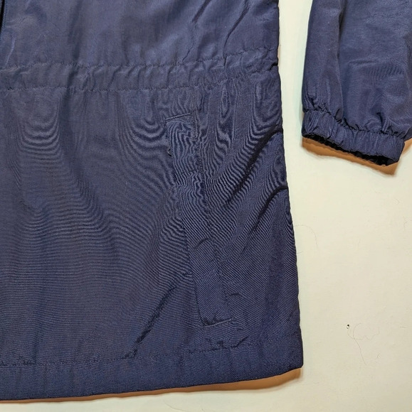 Vintage Northern Elements Logo Navy Zip  Up Windbreaker Mens Medium - Picture 5 of 10